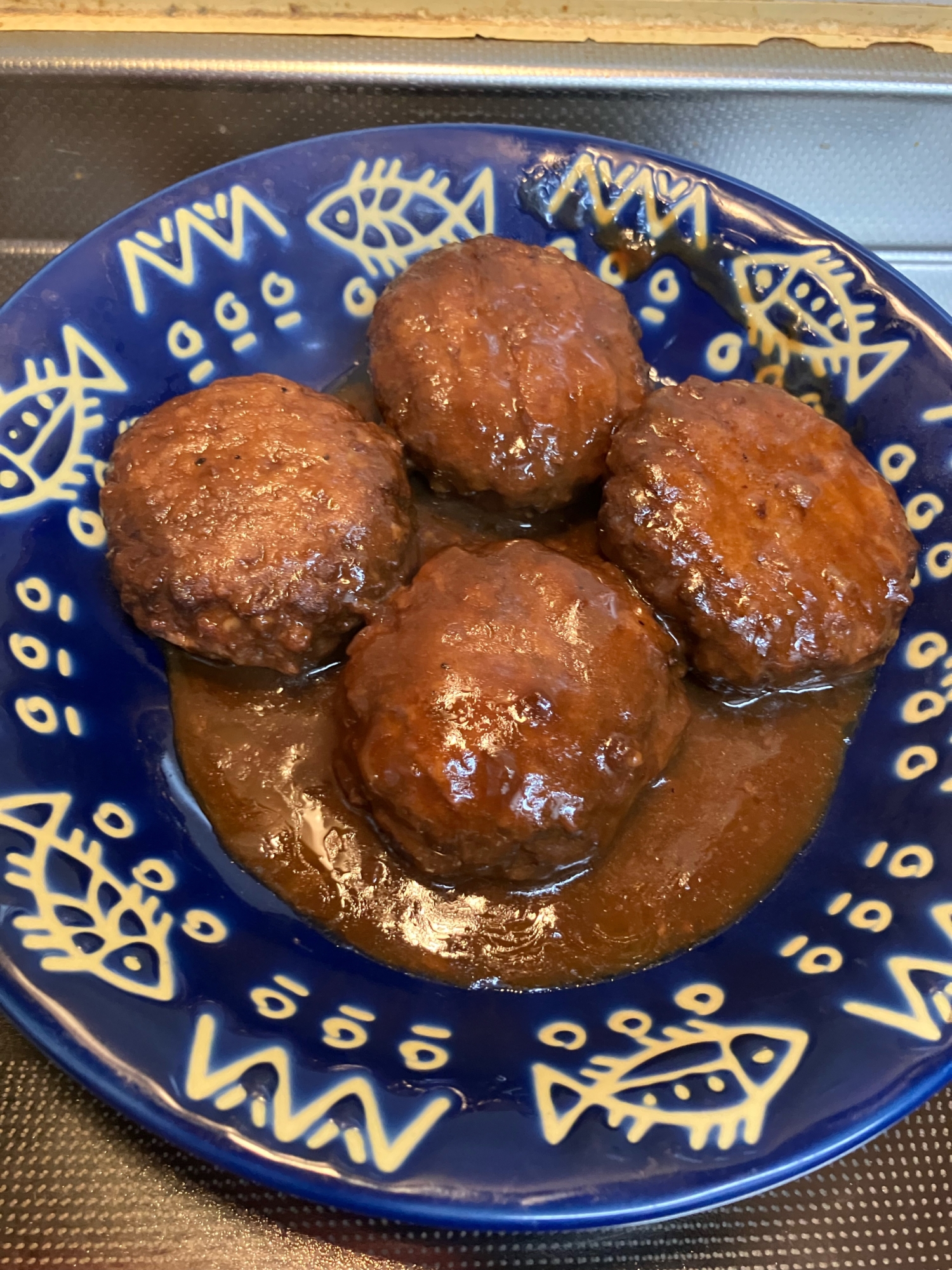 デミグラス煮込みハンバーグ^_^