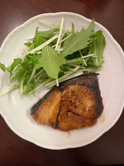 ブリ照り焼き☆子供にも☆フライパンでふっくら☆