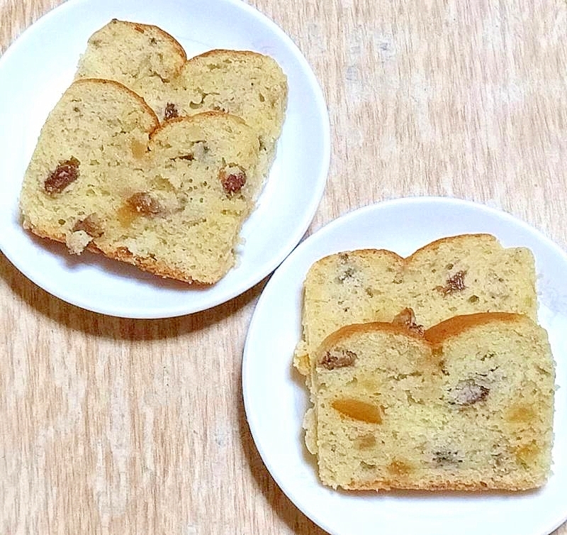 バナナとレーズンのパウンドケーキ