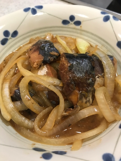 すごく簡単、そしておいしい！玉ねぎをたくさん入れたのでボリュームも出ました。鯖缶を常備して、困った時の一品にしたいです。