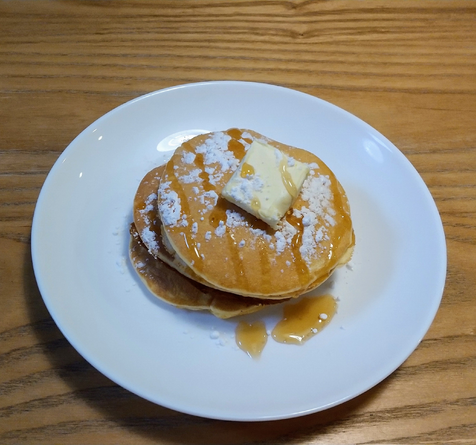 もっちり食感！豆乳パンケーキ