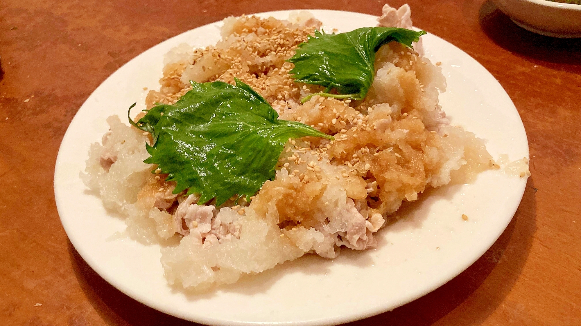 豚しゃぶと大根おろしポン酢