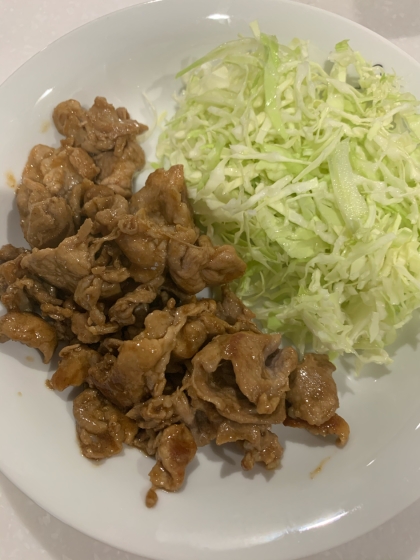 甘くない♪豚のしょうが焼き