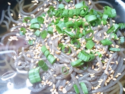 蕎麦より簡単でおいしかったです。
夏にピッタリ。