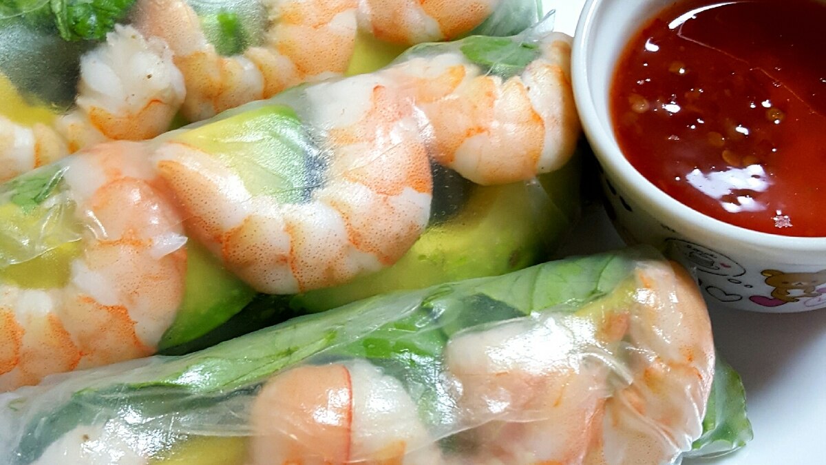 海老とアボカドの生春巻き レシピ 作り方 By ピッ君0129 楽天レシピ 海老とアボカドの生春巻き レシピ 作り方 By ピッ君0129 楽天レシピ