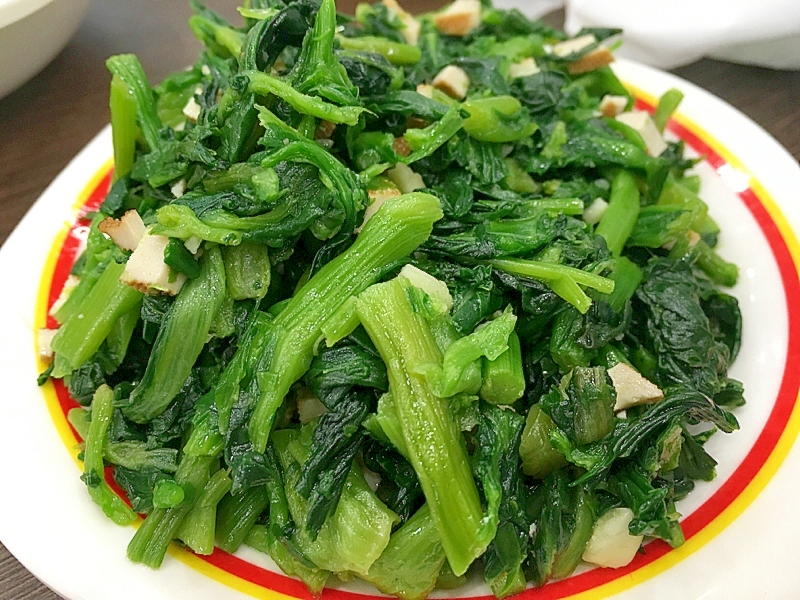 青菜と押し豆腐の中華サラダ
