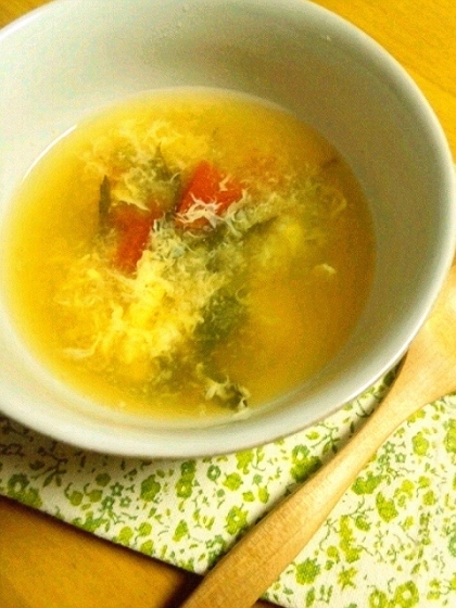 タイ風モロヘイヤスープ
