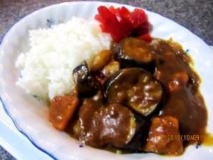 茄子カレー (我が家の味)