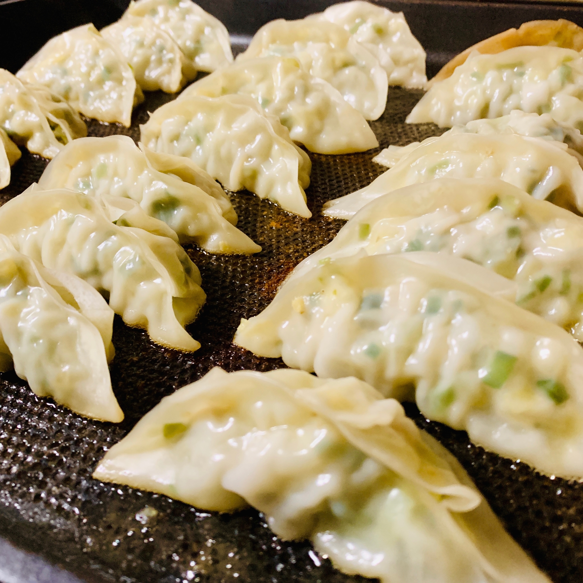 ホットプレートで餃子パーティー♪