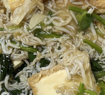 カルシウムたっぷり♡ほうれん草＆しらす豆腐