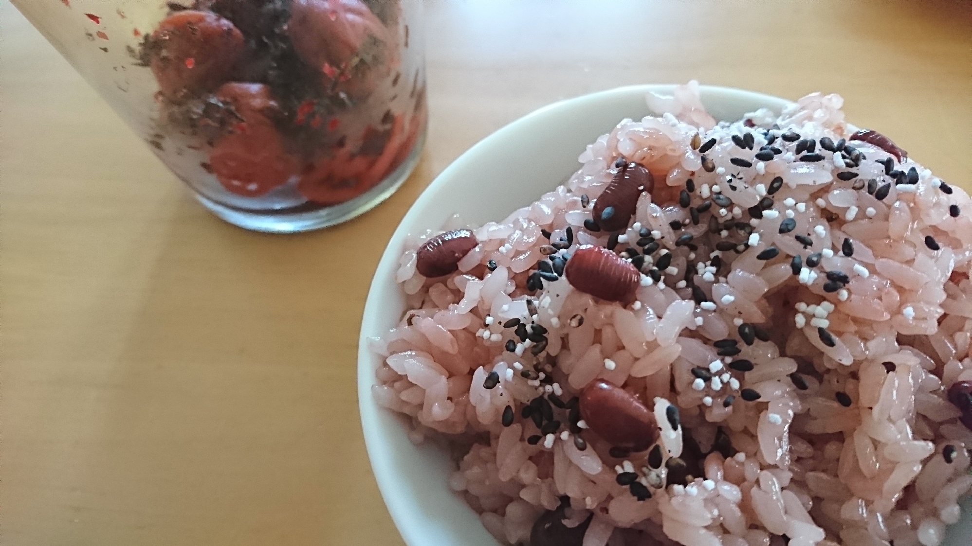 小豆の水煮缶で楽勝！お赤飯