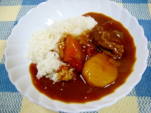 野菜ごろごろ。ちょいイタリアンなカレー