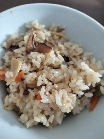 ごぼうの炊き込みご飯