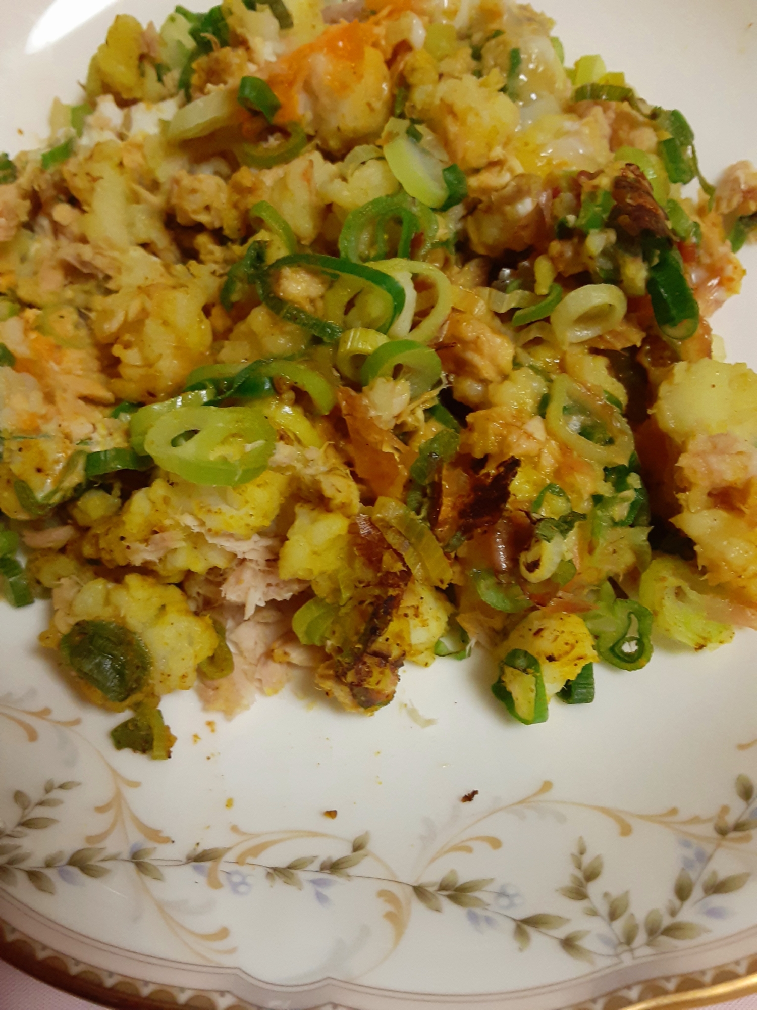 ■はんぺんとねぎのカレー炒め■市販品を使うレシピ■