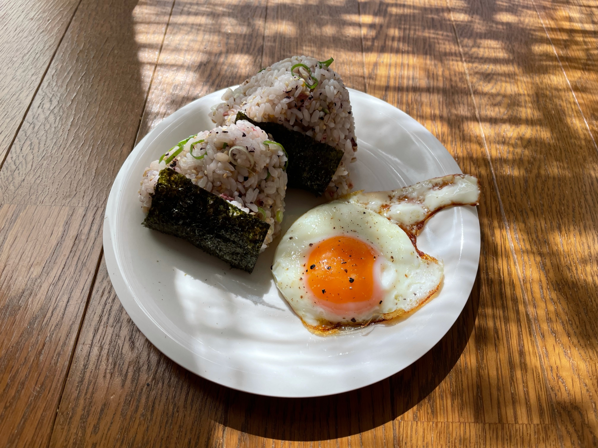 ネギ胡麻ゆかりの薬味おにぎり