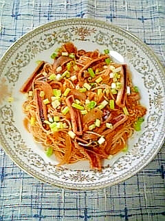 ☆イカキムチ焼き素麺☆