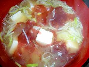 赤つのまたと豆腐のお味噌汁 レシピ 作り方 By 寝虎太郎 楽天レシピ 赤つのまたと豆腐のお味噌汁 レシピ 作り方 By 寝虎太郎 楽天レシピ