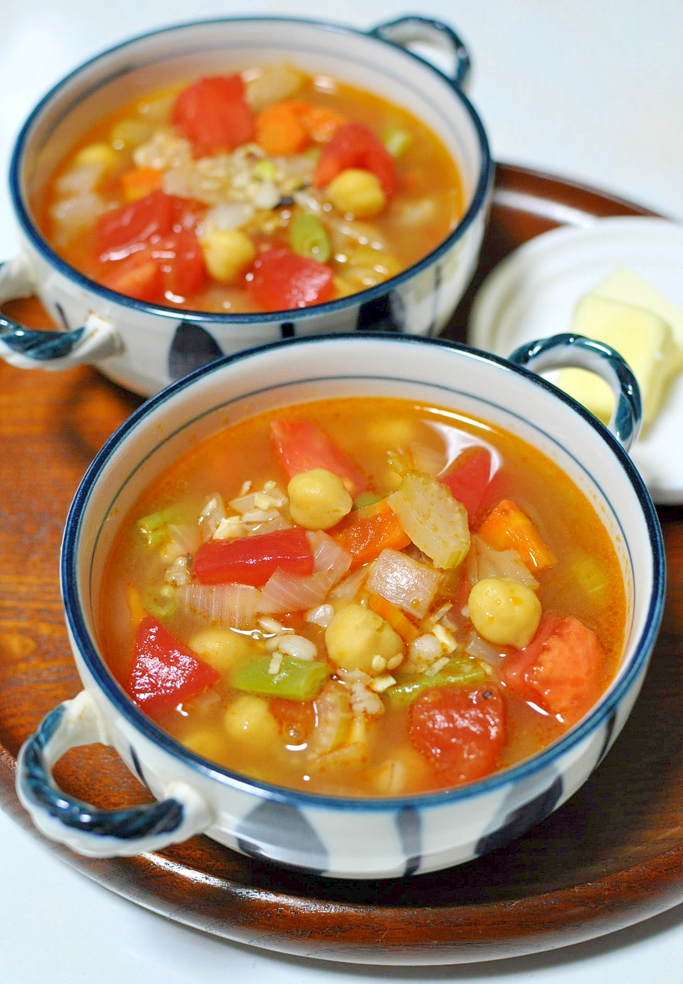 ひよこ豆と野菜がたっぷり♪食べる三十雑穀スープ