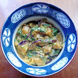 茄子と大葉の味噌炒め