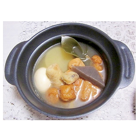 おでん（たまご・大根・板蒟蒻・結び昆布etc..）