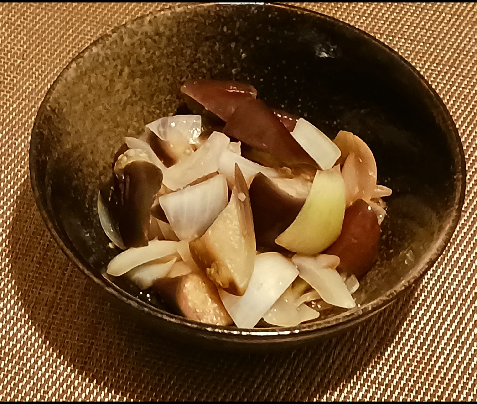 火を使わない☆なすと玉ねぎのさっぱりポン酢