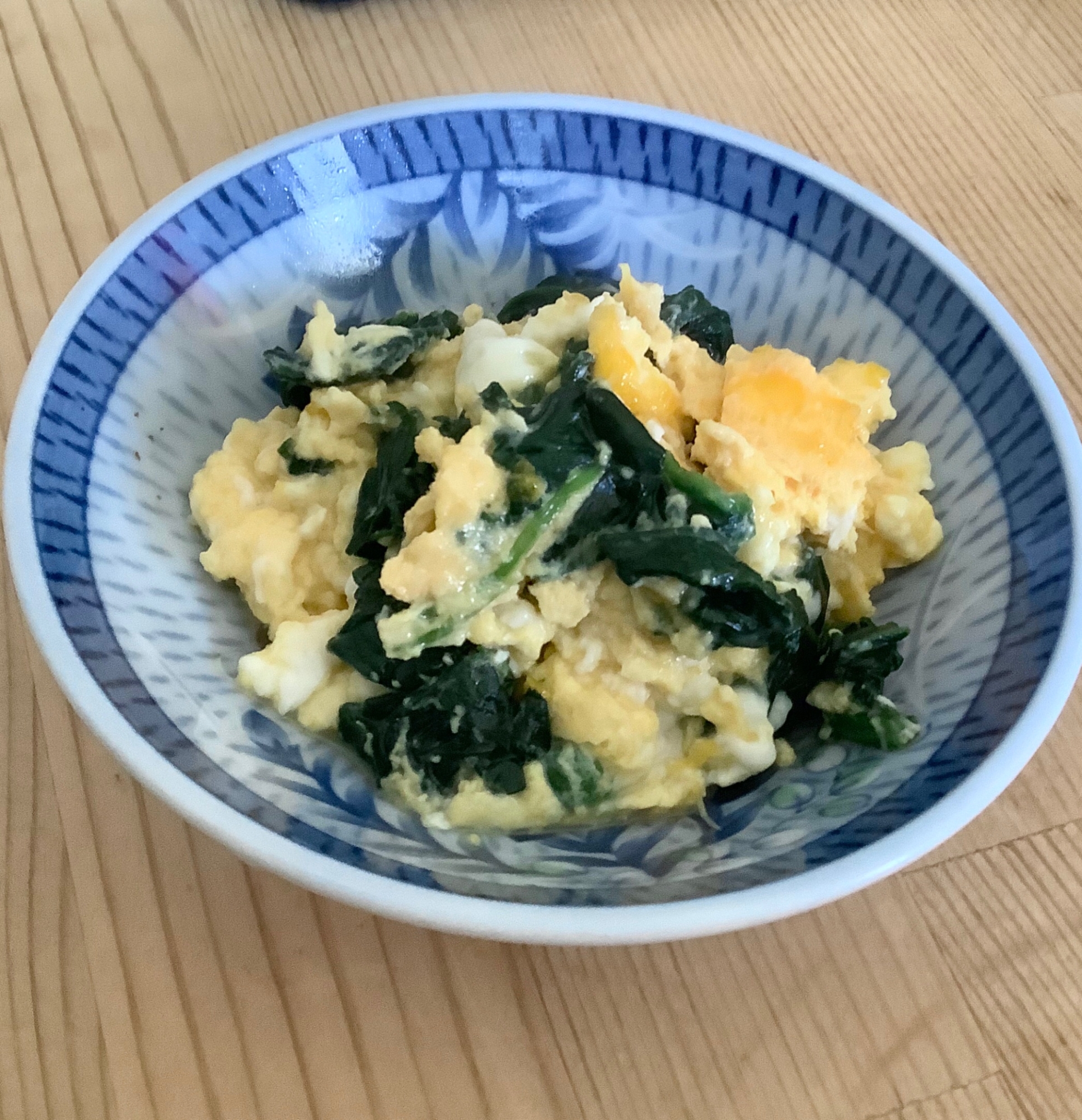 ほうれん草の卵とじ♪