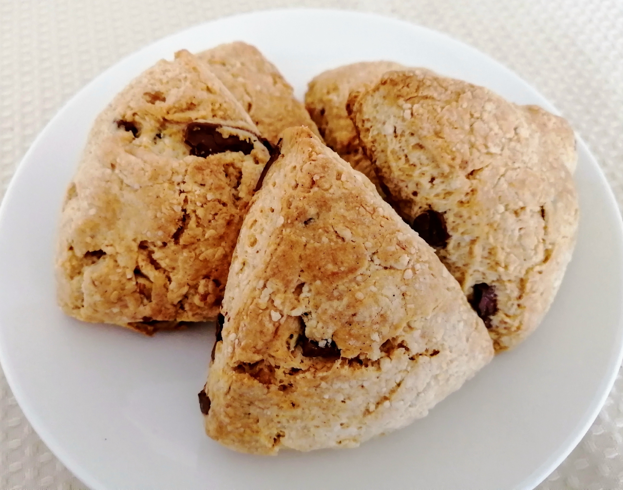 ホットケーキMIXでチョコくるみスコーン