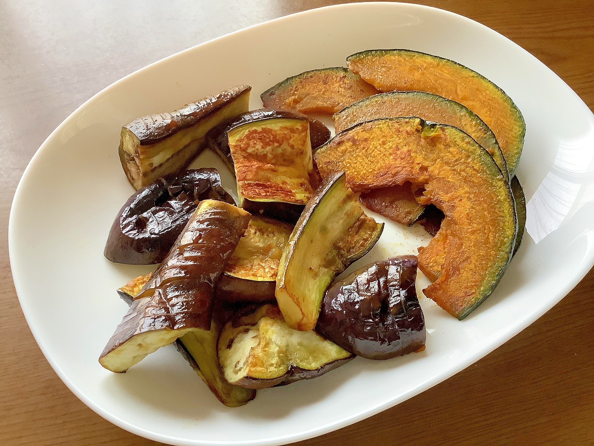 なすとかぼちゃ焼き