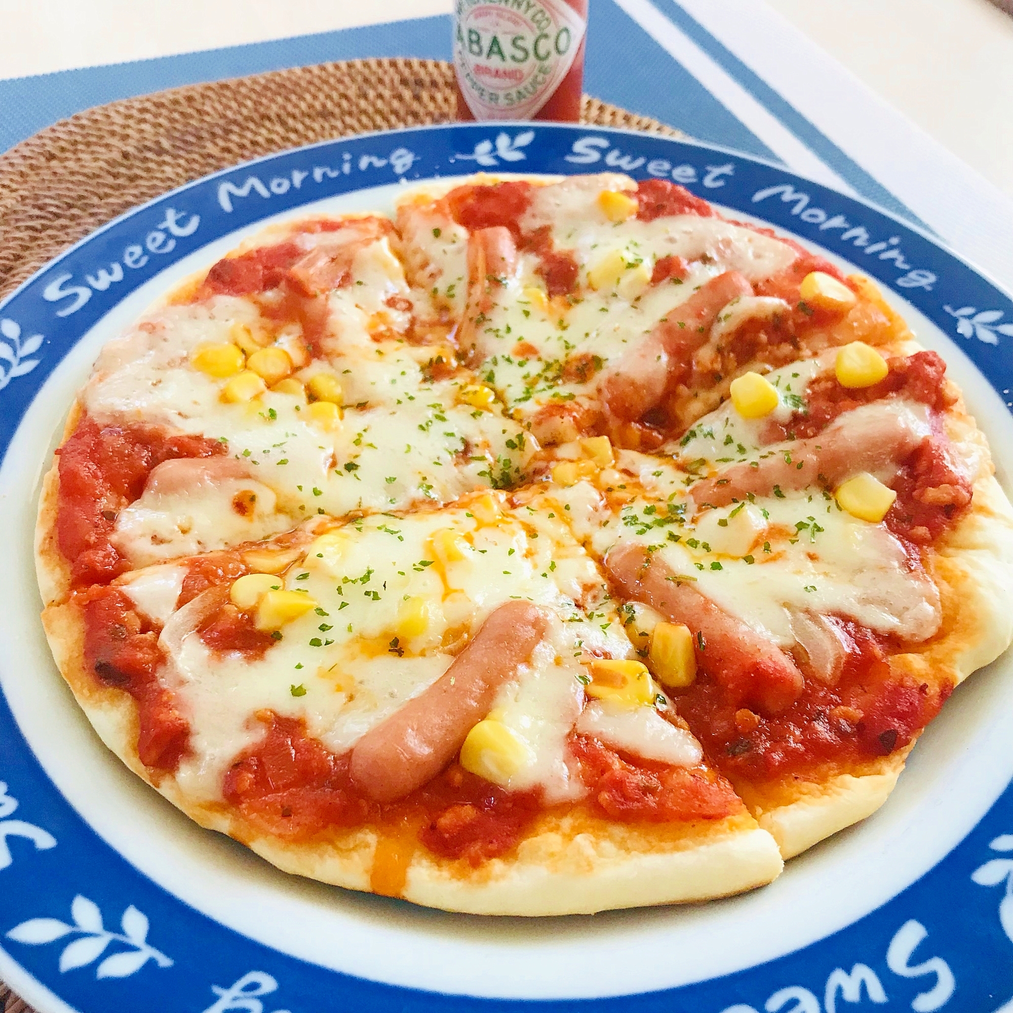 ★ランチ★フライパンDe手作りピザ