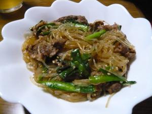 春雨と豚肉の炒めもの