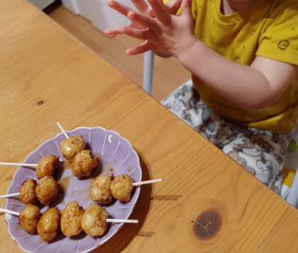 幼児食 お子ちゃま大好き甘辛つくね