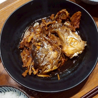 簡単、鯛のあら炊き