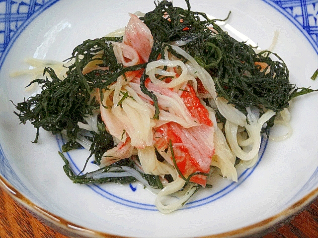 手作り焼きマツモ＆「マツモの三杯酢」