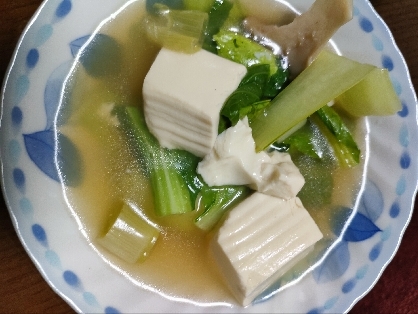 とろとろ豆腐の★熱々！中華スープ。