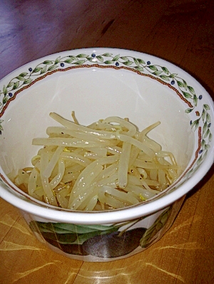 電子レンジで簡単♪もやしのナムル☆