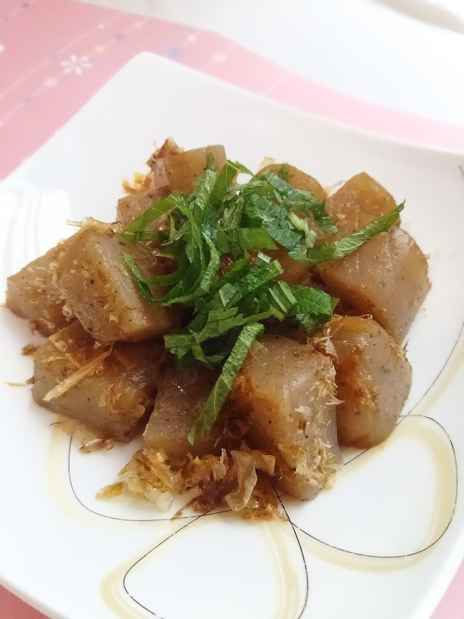 簡単！生芋こんにゃくとおかかの炒り煮