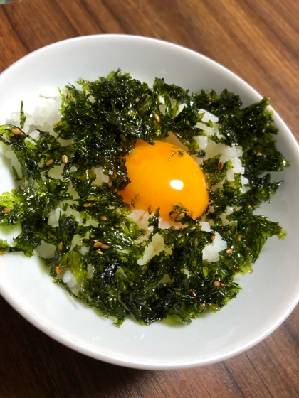 韓国海苔卵かけご飯☆