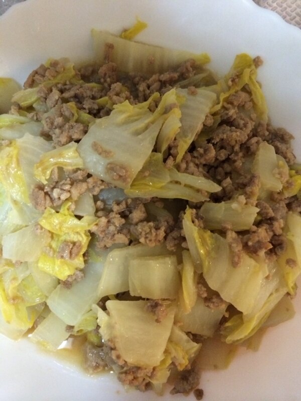 白菜 と ひき肉 の うま煮