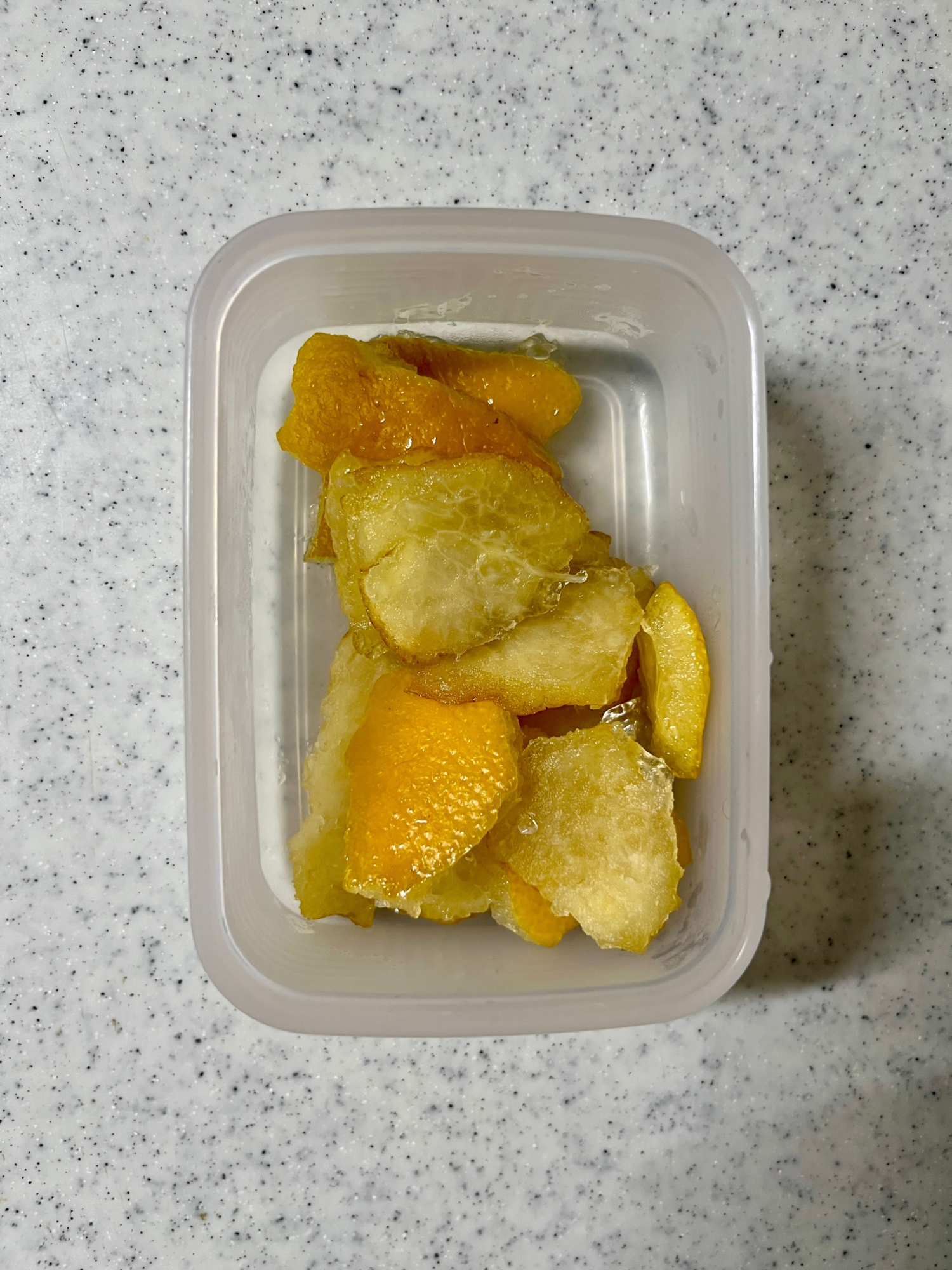 オレンジ皮の砂糖煮