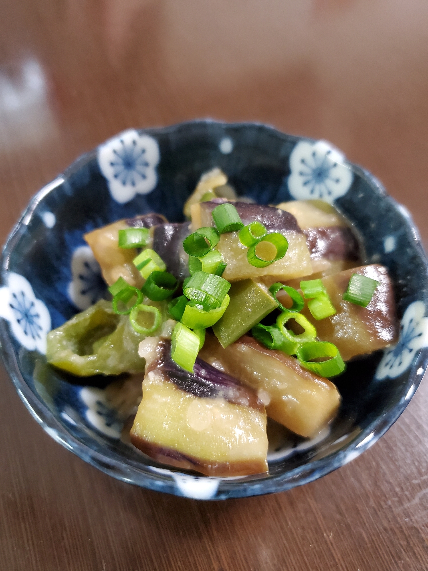 茄子とピーマン味噌煮