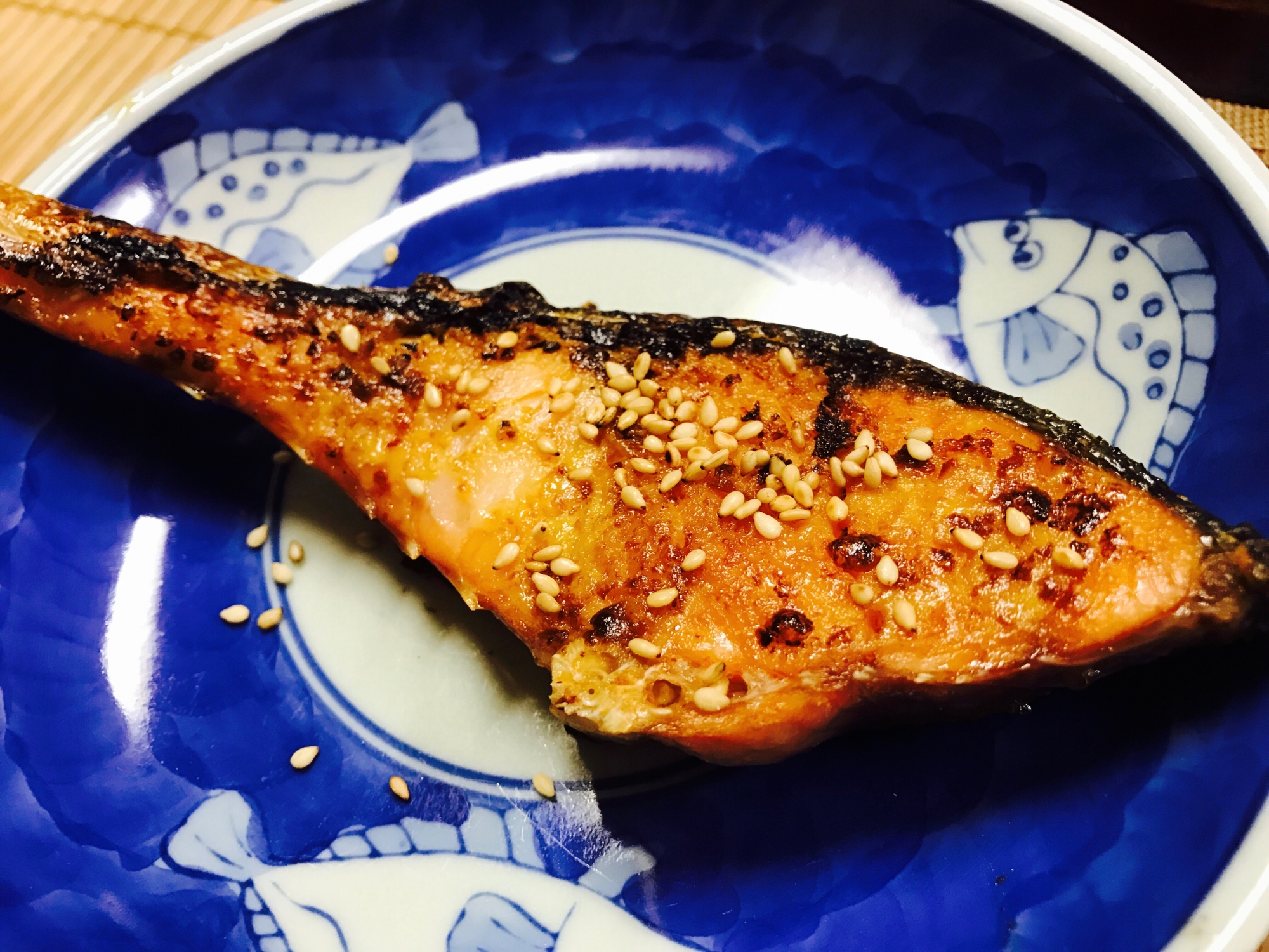 鮭のからしマヨネーズ焼き
