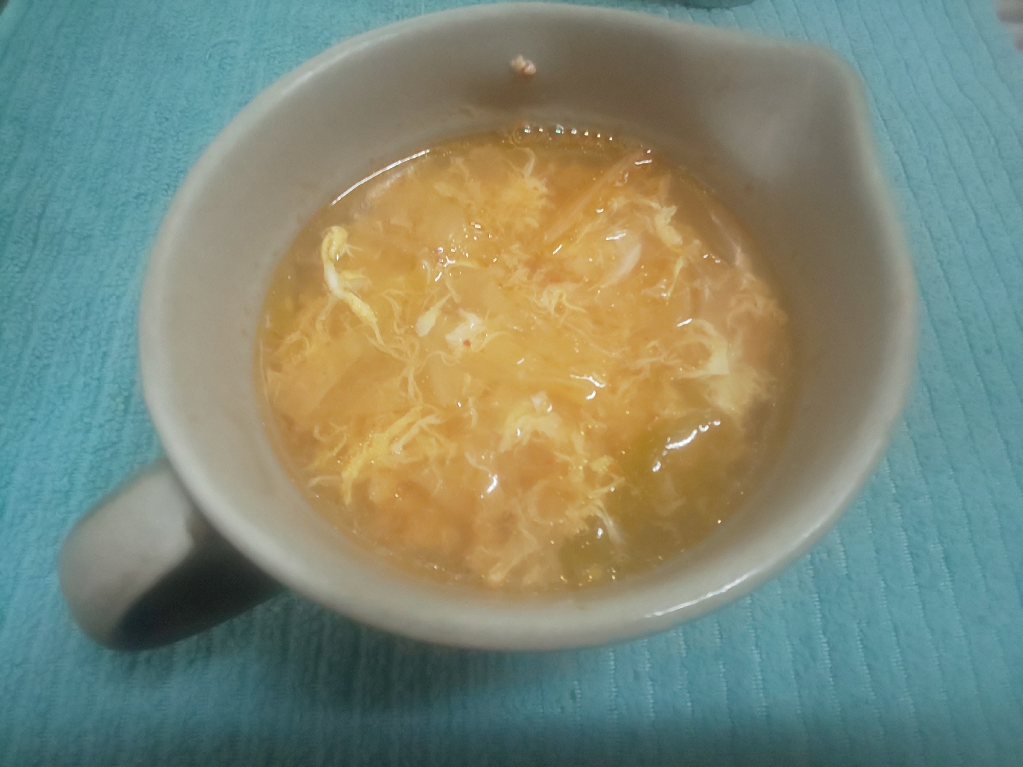 キムチで♪中華スープ