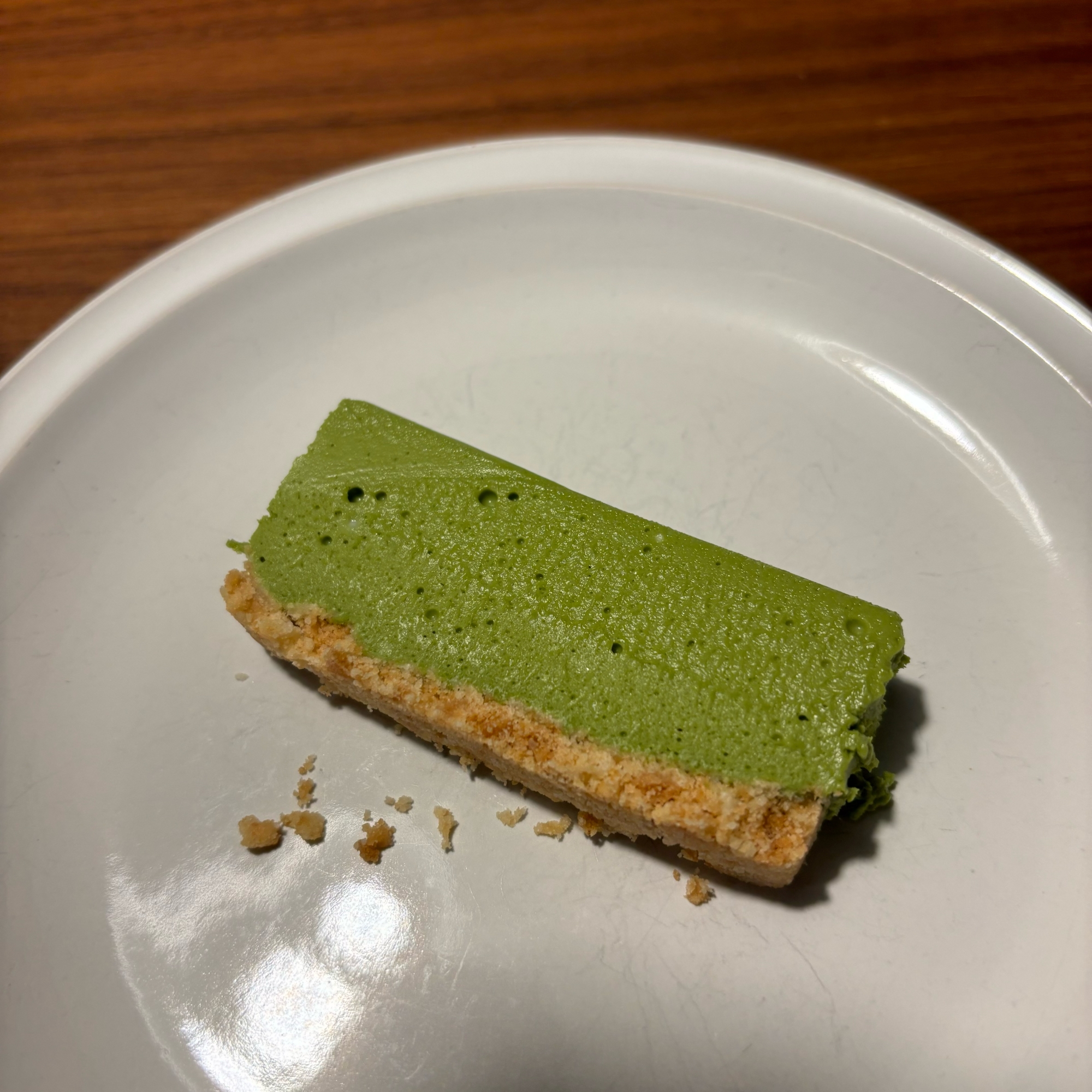 抹茶レアチーズケーキ