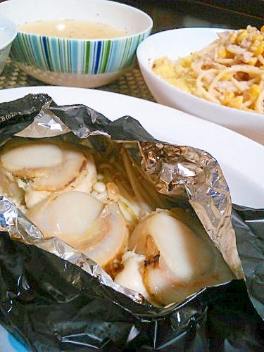 帆立のホイル焼き 醤油バター味ww レシピ 作り方 By Good 楽天レシピ 帆立のホイル焼き 醤油バター味ww レシピ 作り方 By Good 楽天レシピ