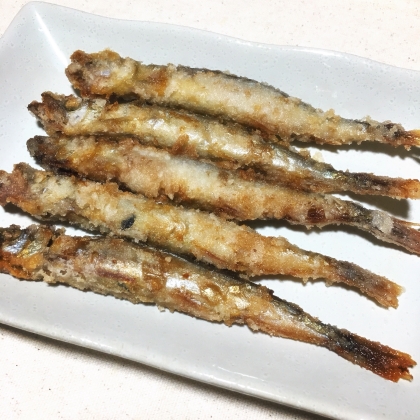 ししゃもの竜田揚げ、初めて作りましたがとっても美味しく出来ました！ししゃも料理のレパートリーが増えて嬉しいです(^^)