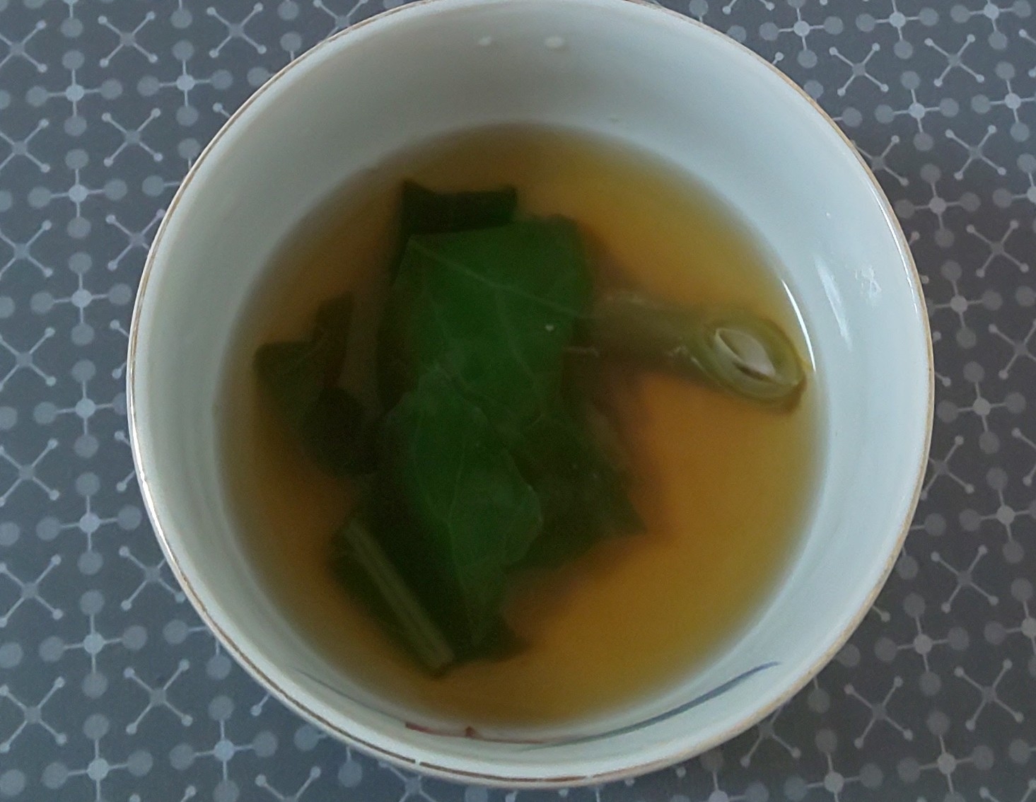 小松菜のすまし汁