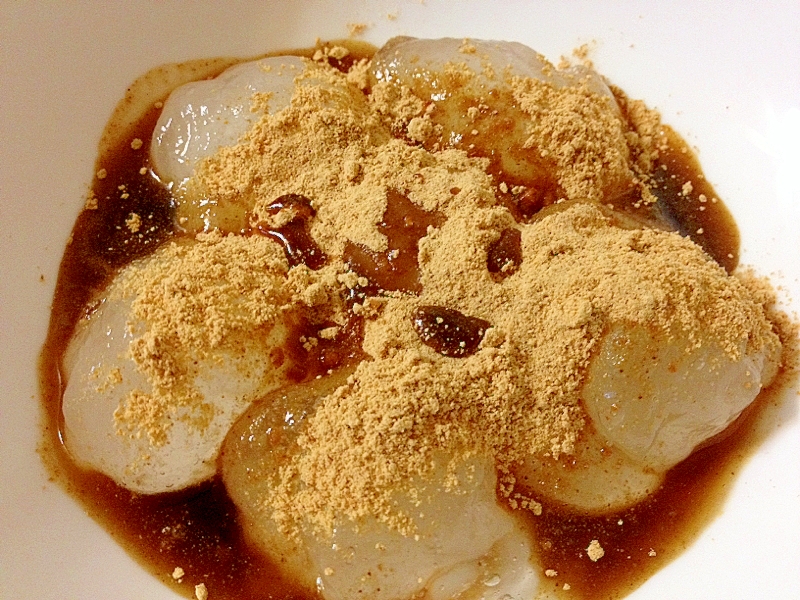 片栗粉de☆わらび餅(黒蜜作りも)