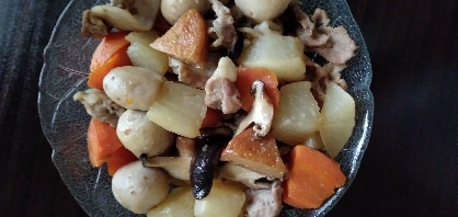 圧力鍋で簡単！豚肉と里芋の照り煮