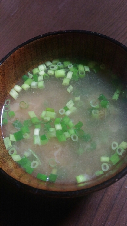 簡単おいしい　かちゅーゆ（沖縄風のお味噌汁）