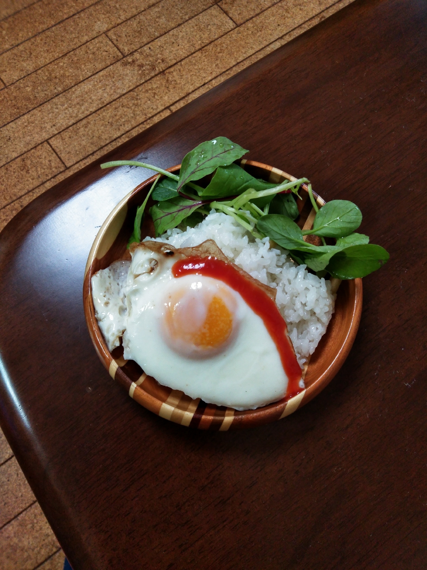 目玉焼きご飯